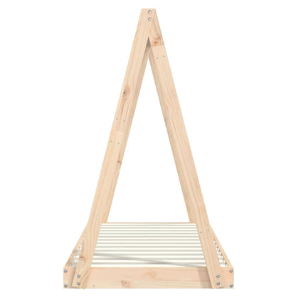 Kinderbedframe 70X140 Cm Massief Grenenhout