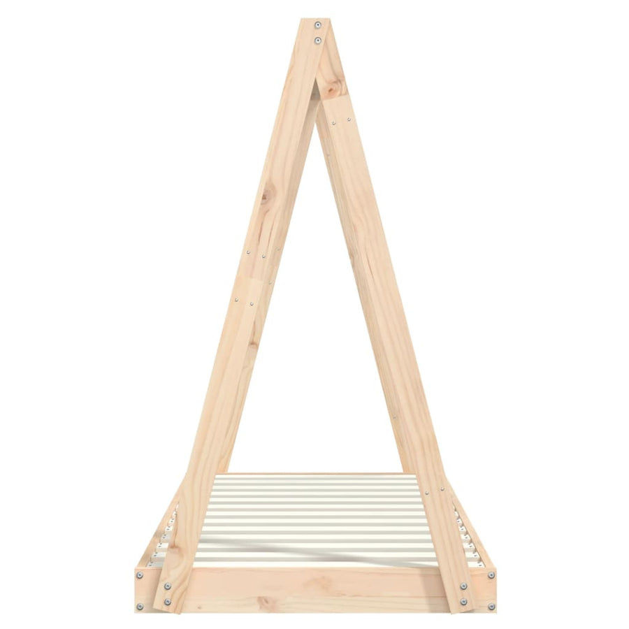 Kinderbedframe 70X140 Cm Massief Grenenhout