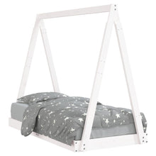 Kinderbedframe 70X140 Cm Massief Grenenhout Wit