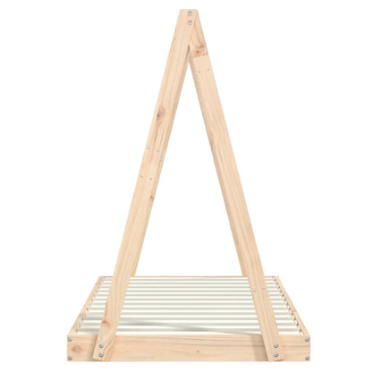 Kinderbedframe 80X160 Cm Massief Grenenhout