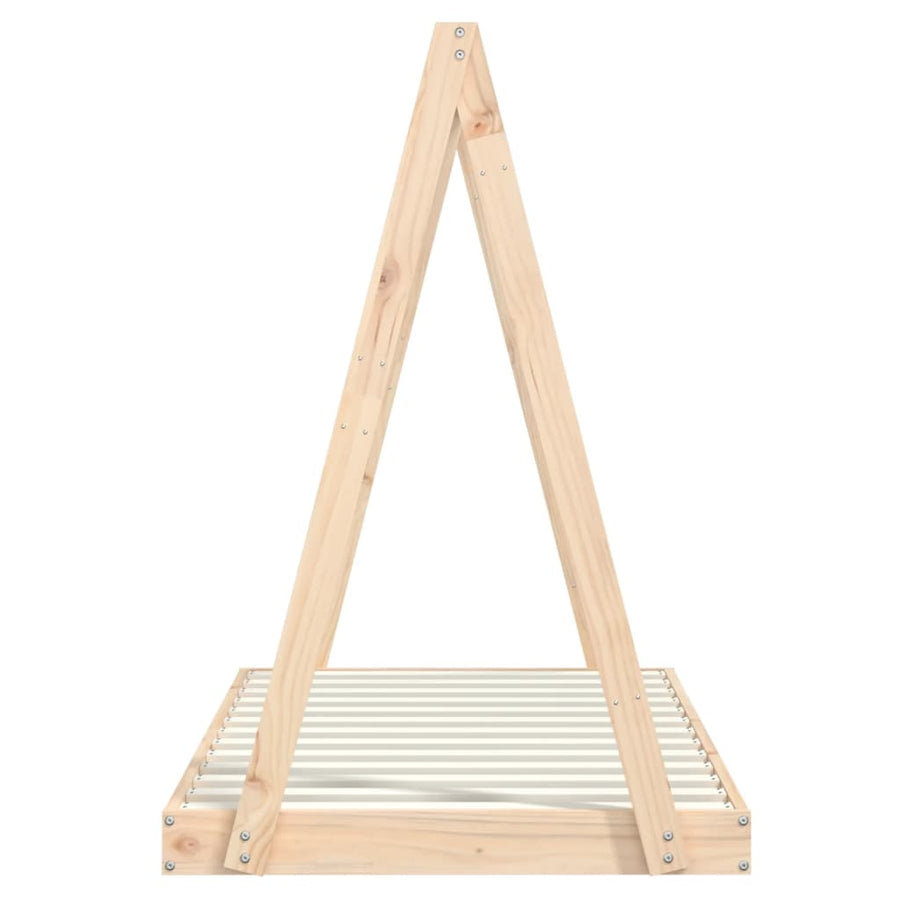Kinderbedframe 80X160 Cm Massief Grenenhout