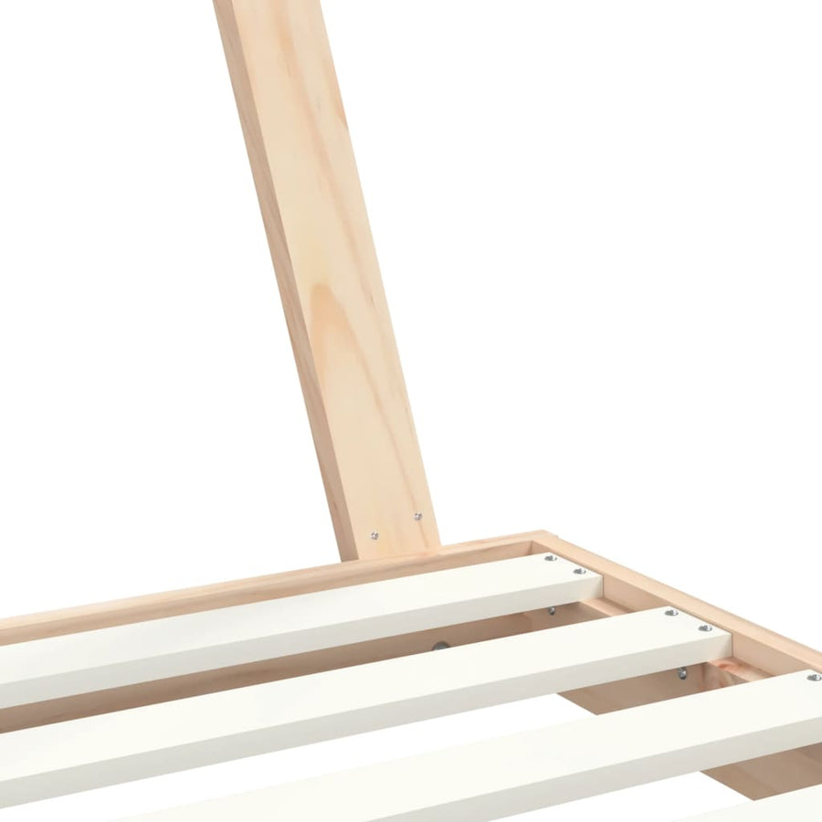 Kinderbedframe 80X160 Cm Massief Grenenhout