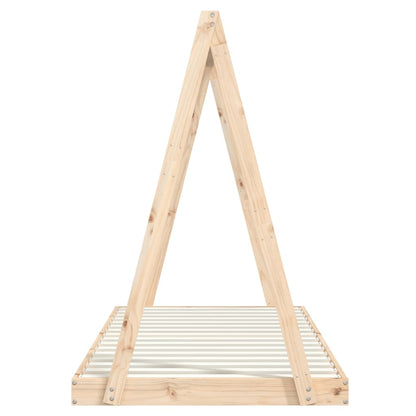 Kinderbedframe 90X200 Cm Massief Grenenhout