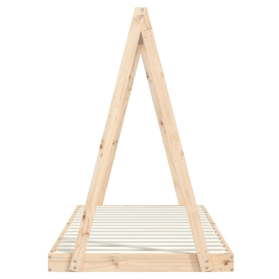 Kinderbedframe 90X200 Cm Massief Grenenhout