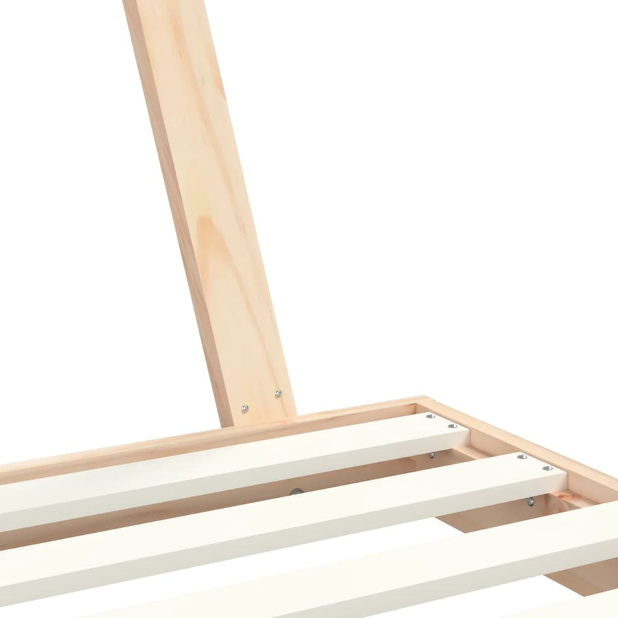 Kinderbedframe 90X200 Cm Massief Grenenhout