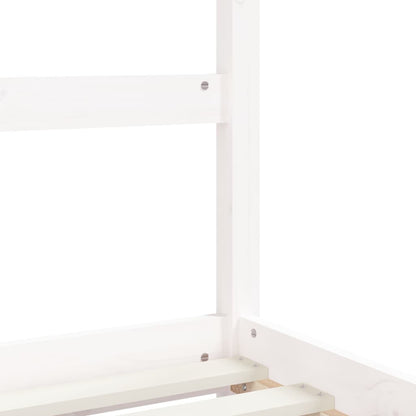 Kinderbedframe Met Lades Massief Grenenhout 90 x 190 cm Wit