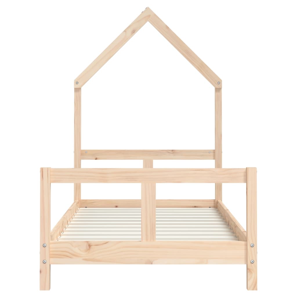 Kinderbedframe 80X160 Cm Massief Grenenhout