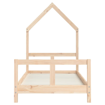 Kinderbedframe 80X160 Cm Massief Grenenhout