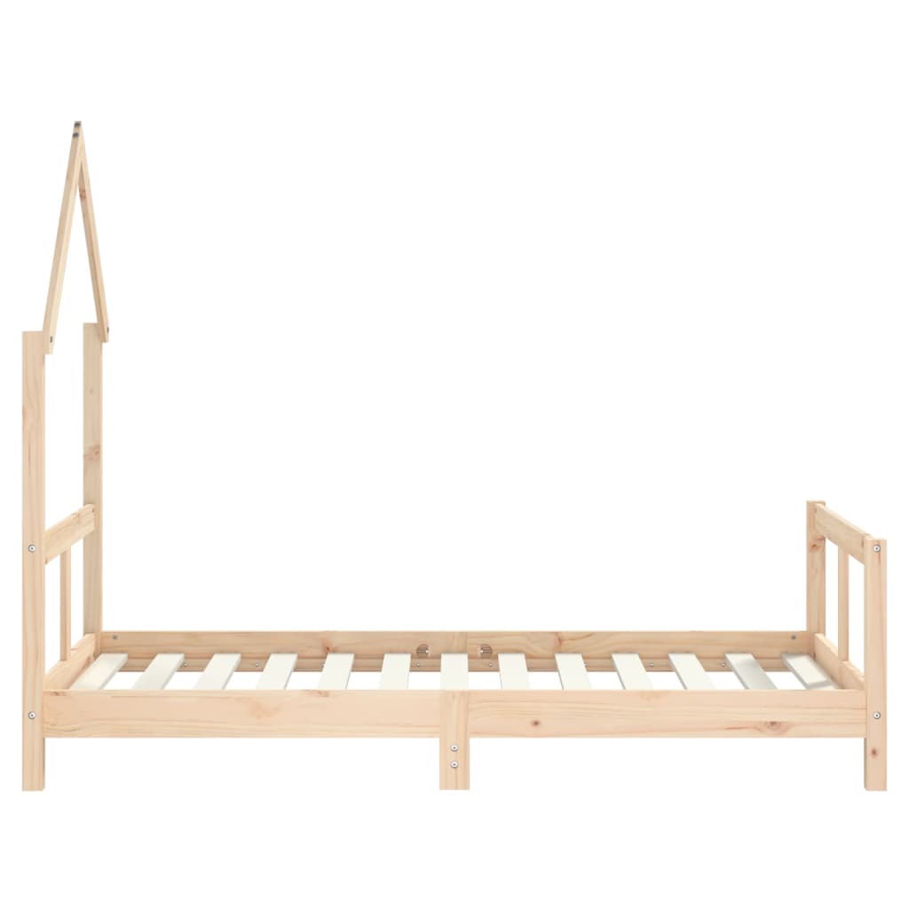 Kinderbedframe 80X160 Cm Massief Grenenhout