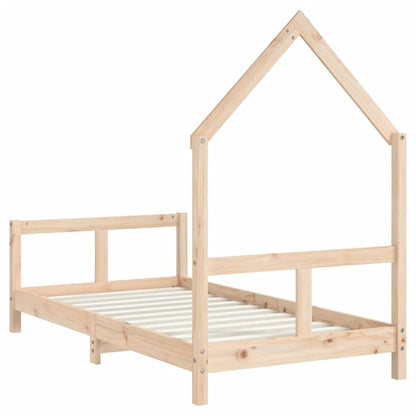 Kinderbedframe 80X160 Cm Massief Grenenhout