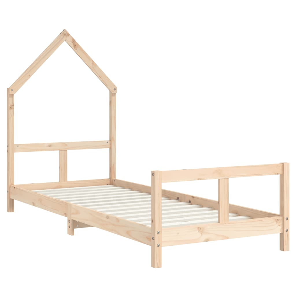 Kinderbedframe 80X200 Cm Massief Grenenhout
