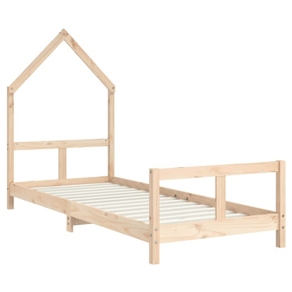 Kinderbedframe 80X200 Cm Massief Grenenhout