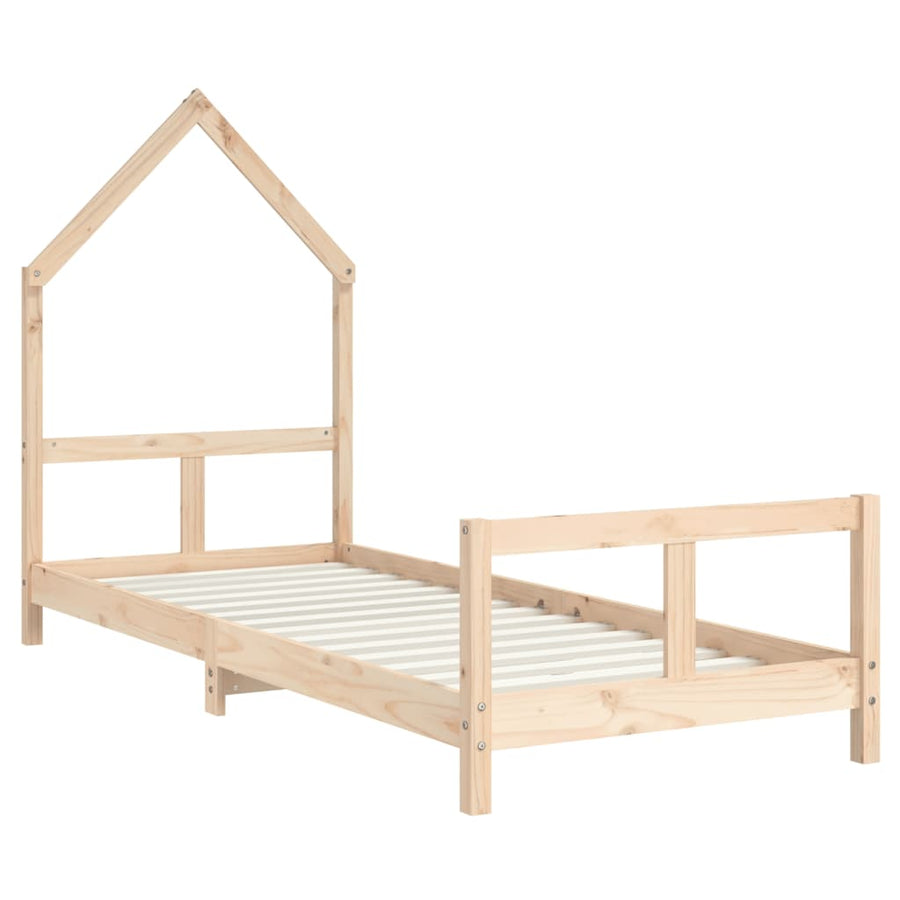 Kinderbedframe 80X200 Cm Massief Grenenhout