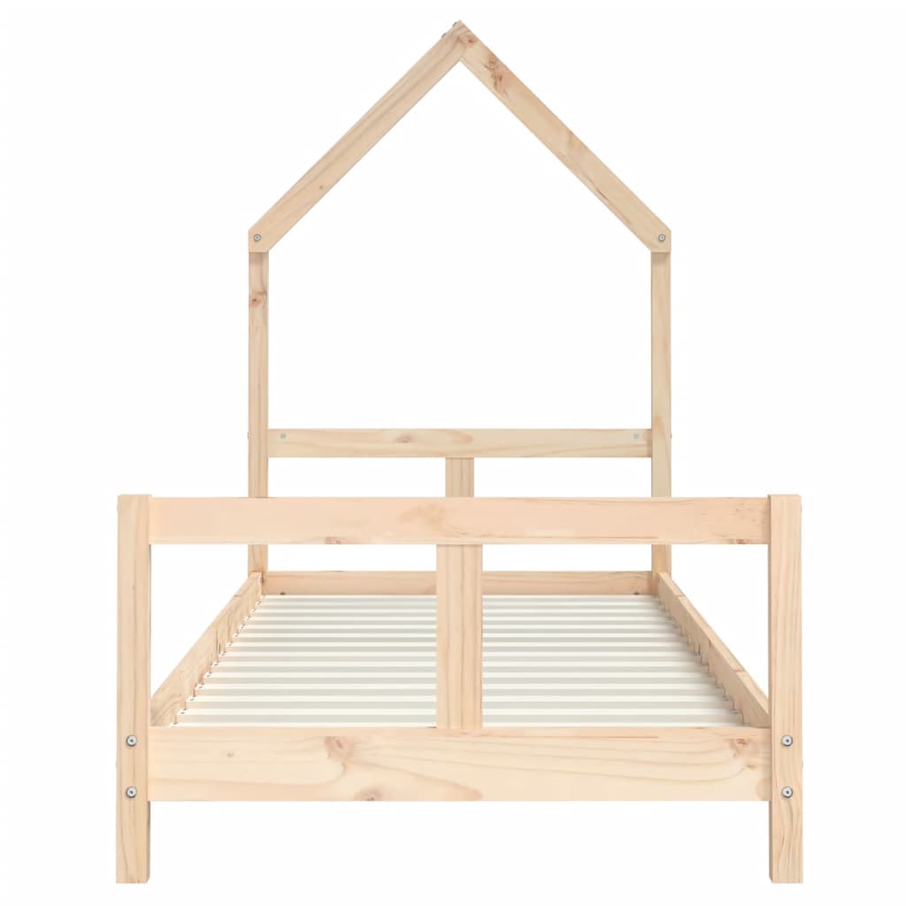 Kinderbedframe 80X200 Cm Massief Grenenhout