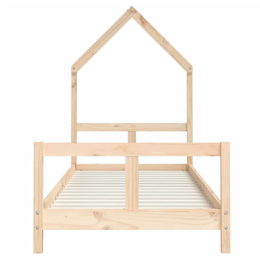 Kinderbedframe 80X200 Cm Massief Grenenhout