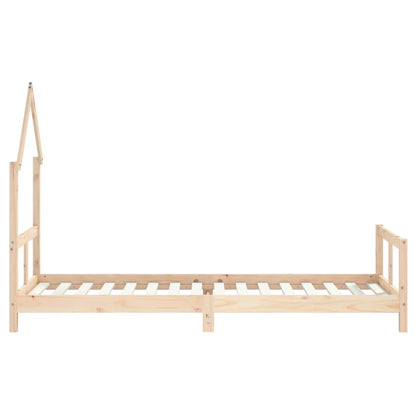 Kinderbedframe 80X200 Cm Massief Grenenhout