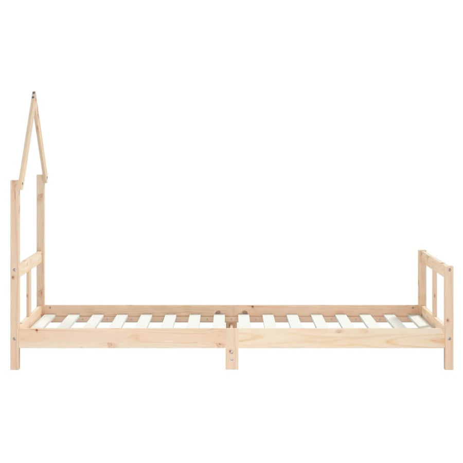 Kinderbedframe 80X200 Cm Massief Grenenhout