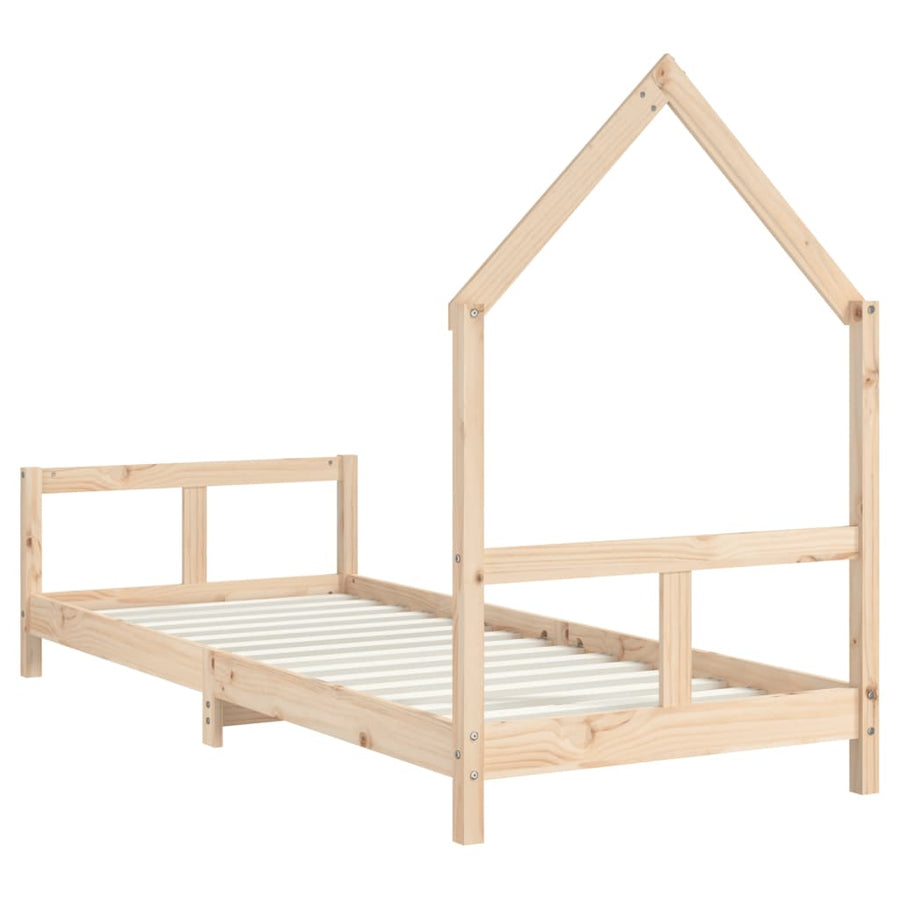 Kinderbedframe 80X200 Cm Massief Grenenhout