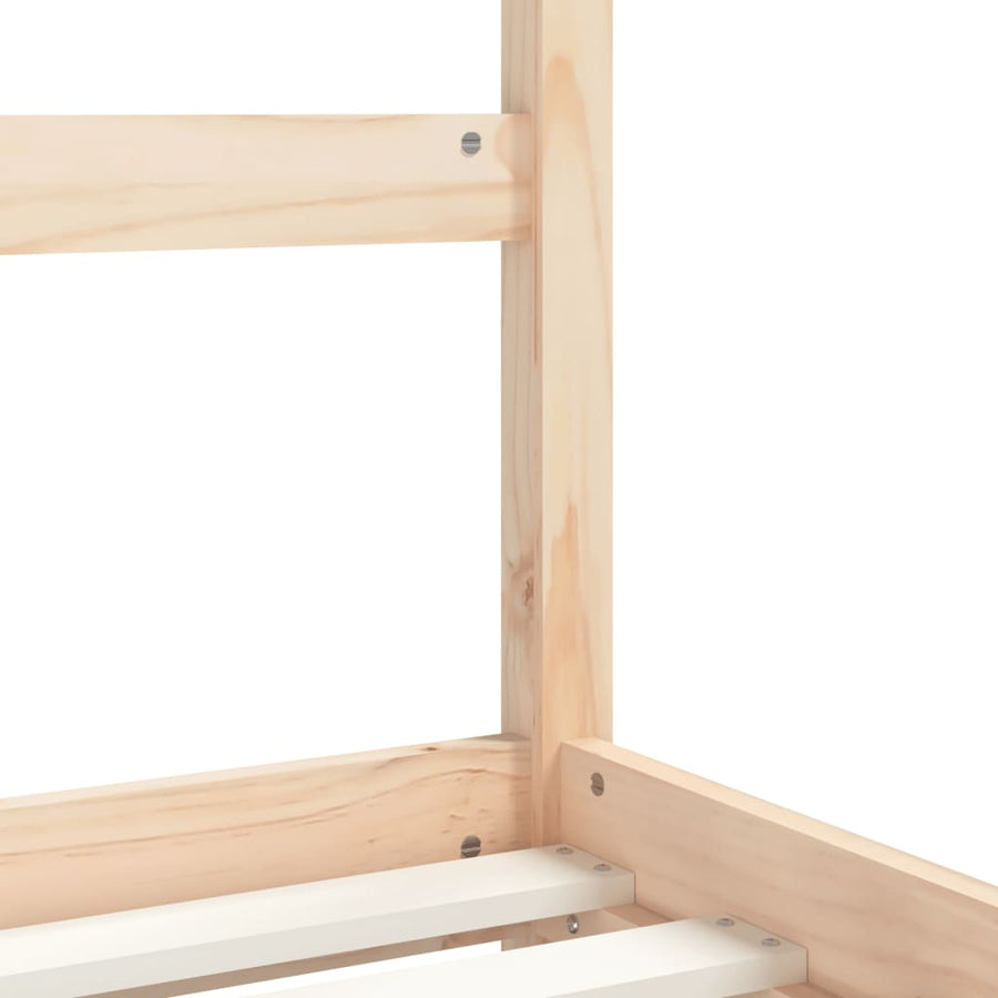 Kinderbedframe 80X200 Cm Massief Grenenhout