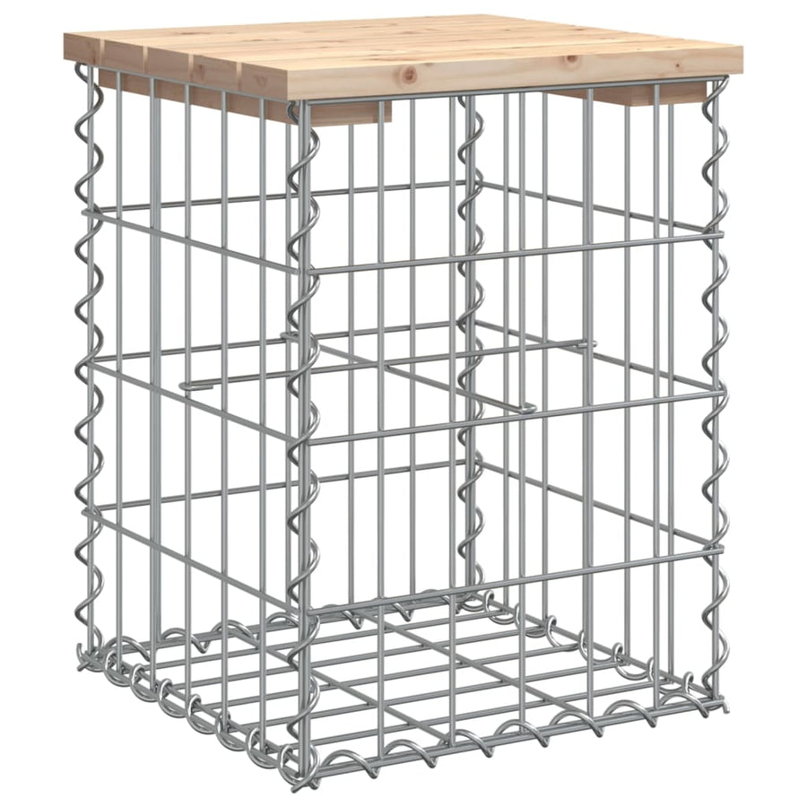 Tuinbank Schanskorfontwerp Massief Grenenhout 33 x 31 x 42 cm Natuurlijk grenenhout