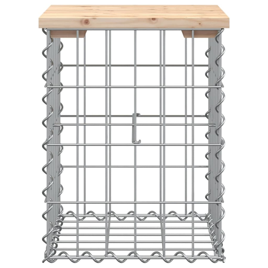 Tuinbank Schanskorfontwerp Massief Grenenhout 33 x 31 x 42 cm Natuurlijk grenenhout