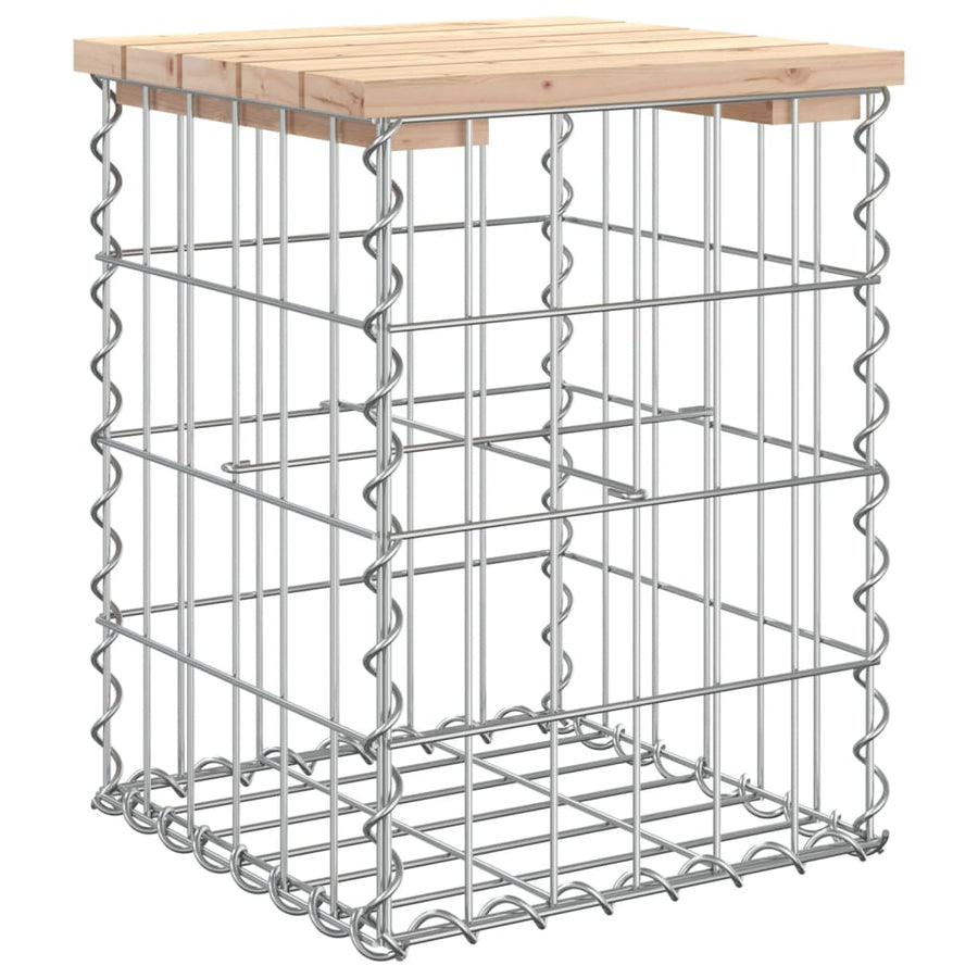 Tuinbank Schanskorfontwerp Massief Grenenhout 33 x 31 x 42 cm Natuurlijk grenenhout