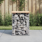 Tuinbank schanskorf 33x31x42 cm massief grenenhout