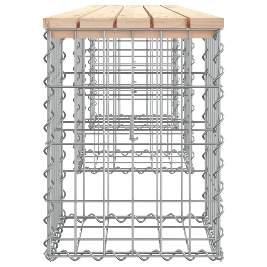 Tuinbank Schanskorfontwerp Massief Grenenhout 203 x 31 x 42 cm Natuurlijk grenenhout