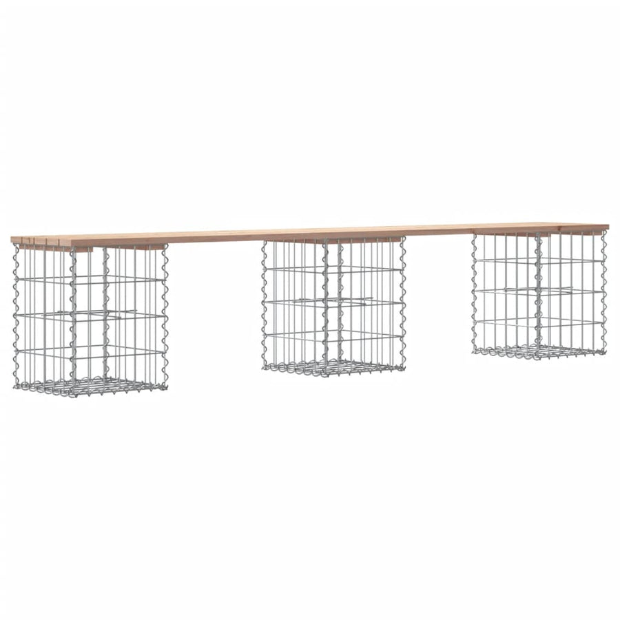 Tuinbank Schanskorfontwerp Massief Grenenhout 203 x 31 x 42 cm Natuurlijk grenenhout