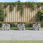 Tuinbank schanskorf 203x31x42 cm geïmpregneerd grenenhout