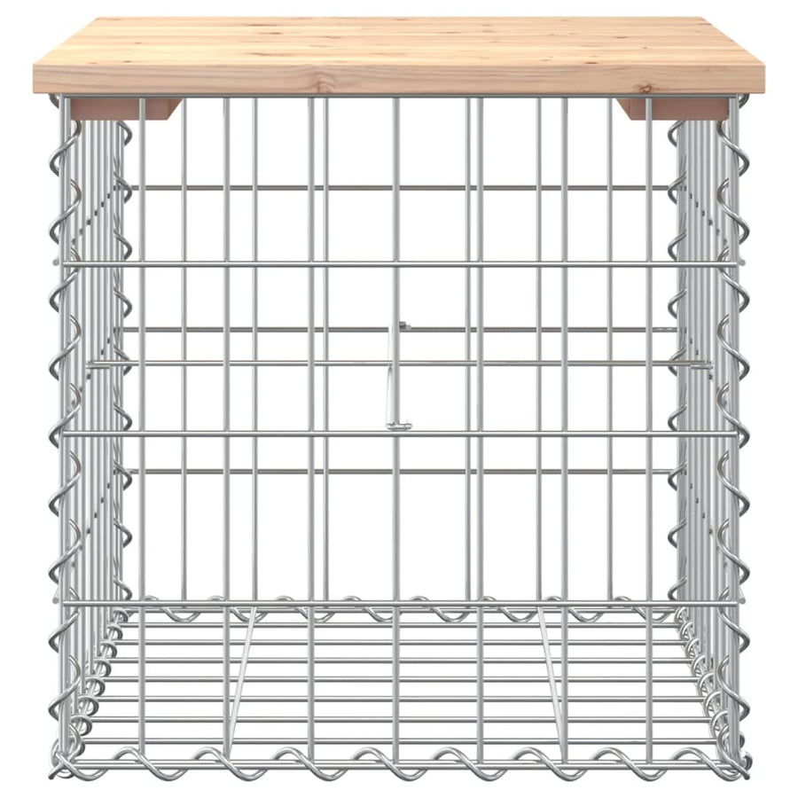 Tuinbank Schanskorfontwerp Massief Grenenhout Natuurlijk Grenenhout 43 x 44 x 42 cm
