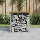 Tuinbank schanskorf 43x44x42 cm geïmpregneerd grenenhout