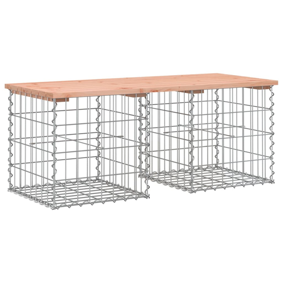 Tuinbank Schanskorfontwerp 103X44X42 Cm Massief Douglashout Natuurlijk Douglashout 44 x 103 x 42 cm