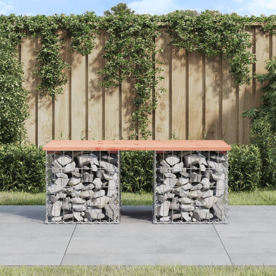 Tuinbank Schanskorfontwerp 103X44X42 Cm Massief Douglashout Natuurlijk Douglashout 44 x 103 x 42 cm