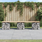 Tuinbank massief grenenhout schanskorf 203x44x42 cm