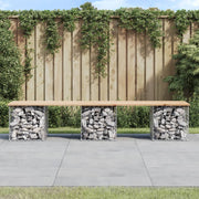 Tuinbank massief grenenhout schanskorf 203x44x42 cm