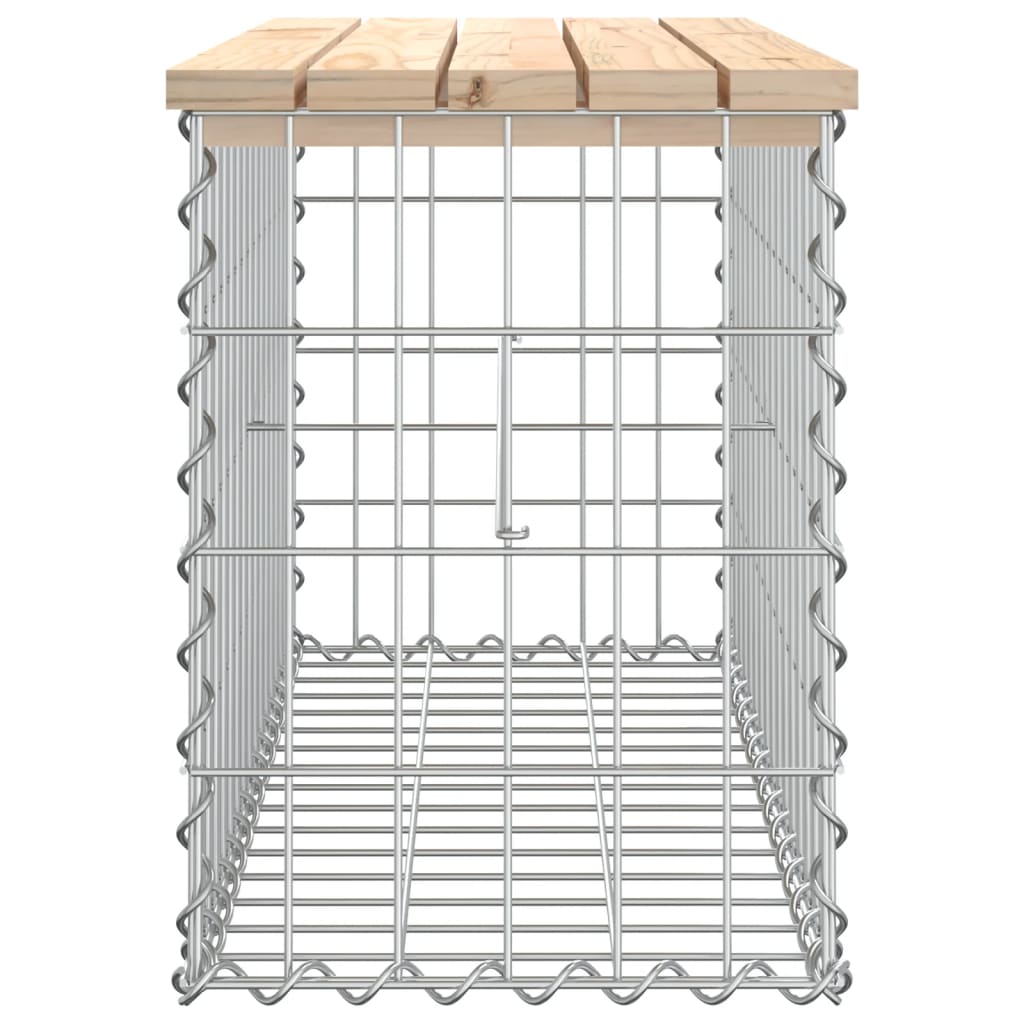 Tuinbank Schanskorfontwerp Massief Grenenhout 83 x 31,5 x 42 cm Natuurlijk grenenhout