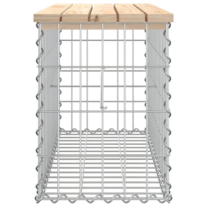 Tuinbank Schanskorfontwerp Massief Grenenhout 83 x 31,5 x 42 cm Natuurlijk grenenhout