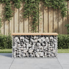 Tuinbank massief grenenhout schanskorf 83x31,5x42 cm
