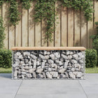 Tuinbank massief grenenhout schanskorf 103x31,5x42 cm
