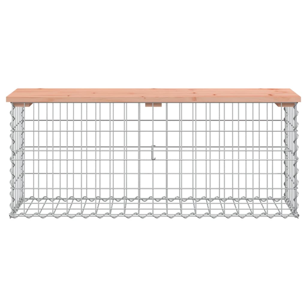 Tuinbank Schanskorfontwerp Massief Douglashout 103 x 31,5 x 42 cm Natuurlijk douglashout