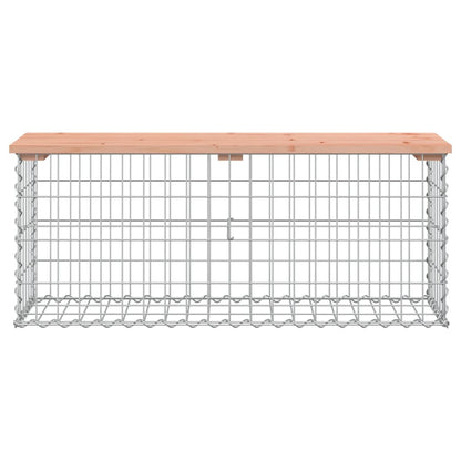 Tuinbank Schanskorfontwerp Massief Douglashout 103 x 31,5 x 42 cm Natuurlijk douglashout