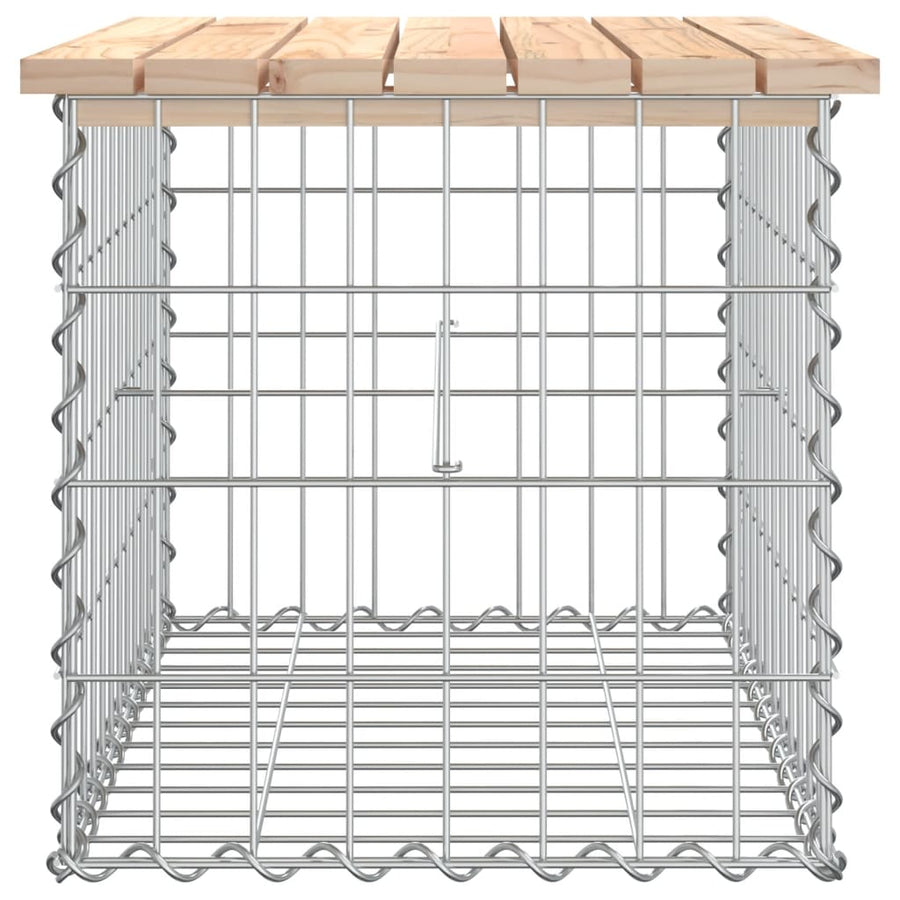 Tuinbank Schanskorfontwerp Massief Grenenhout 63 x 44 x 42 cm Natuurlijk grenenhout