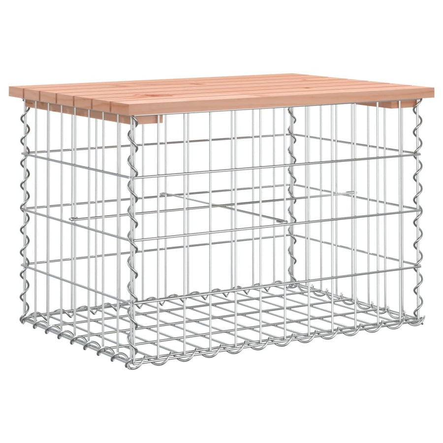 Tuinbank Schanskorfontwerp Massief Douglashout 63 x 44 x 42 cm Natuurlijk douglashout