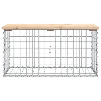 Tuinbank Schanskorfontwerp Massief Grenenhout 83 x 44 x 42 cm Natuurlijk grenenhout