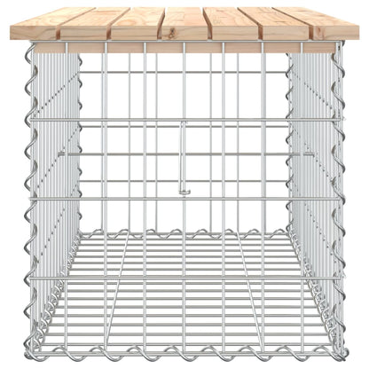 Tuinbank Schanskorfontwerp Massief Grenenhout 83 x 44 x 42 cm Natuurlijk grenenhout