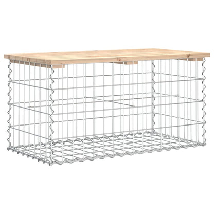 Tuinbank Schanskorfontwerp Massief Grenenhout 83 x 44 x 42 cm Natuurlijk grenenhout