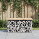 Tuinbank schanskorf 83x44x42 cm massief grenenhout