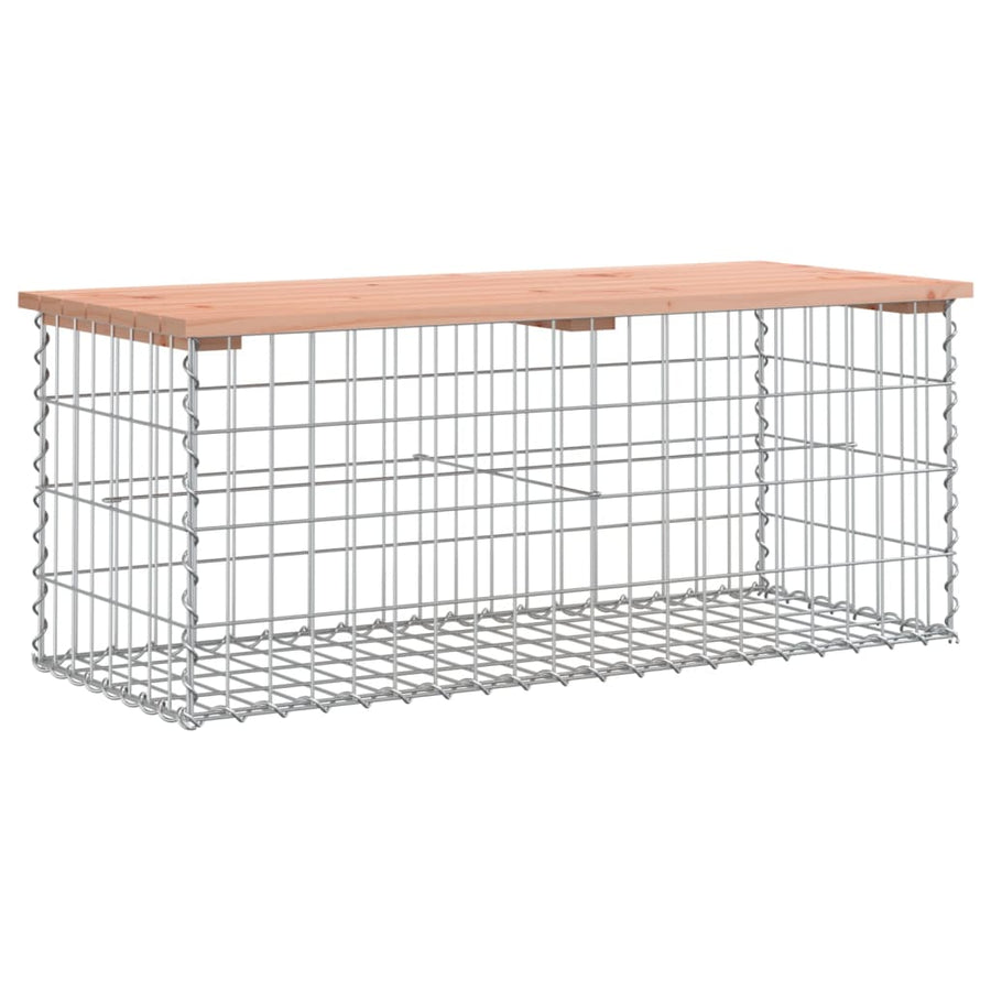 Tuinbank Schanskorfontwerp Massief Douglashout 103 x 44 x 42 cm Natuurlijk douglashout