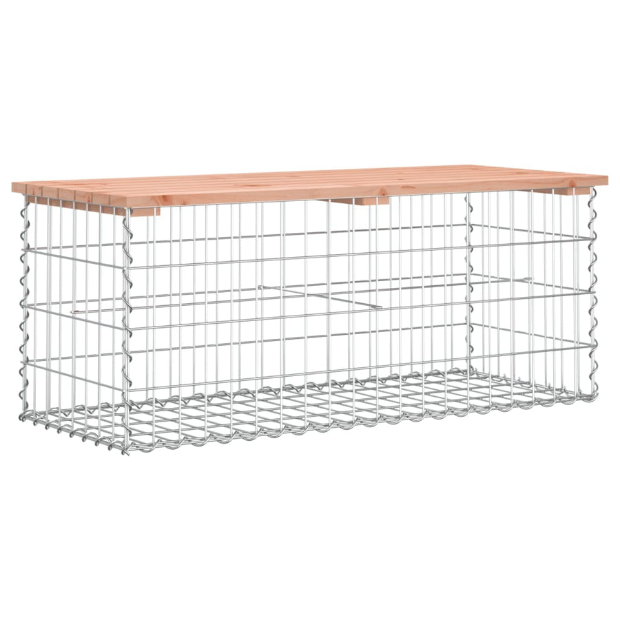 Tuinbank Schanskorfontwerp Massief Douglashout 103 x 44 x 42 cm Natuurlijk douglashout